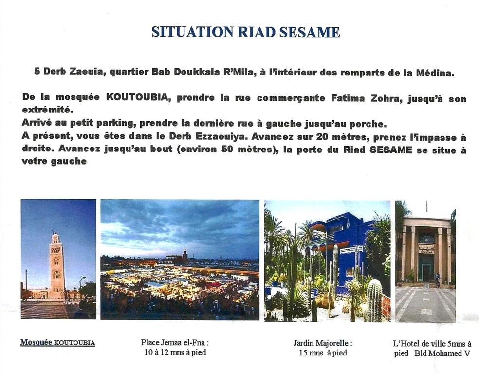 מרקש Riad Sesame מראה חיצוני תמונה